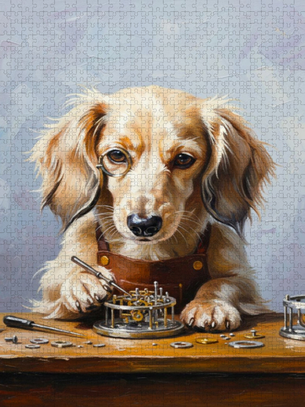 Der Uhrmacher 1000 Teile Puzzle hoch