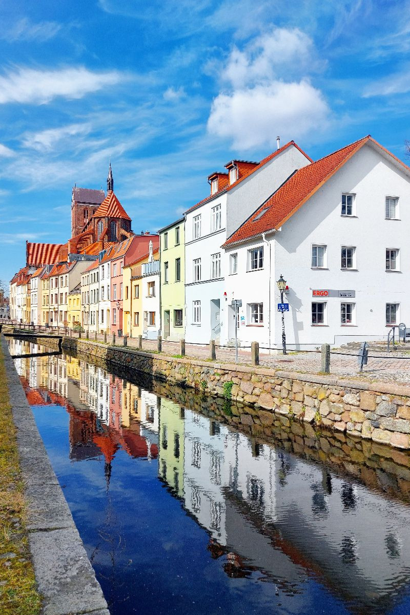 Wismar, entlang der Frischen Grube