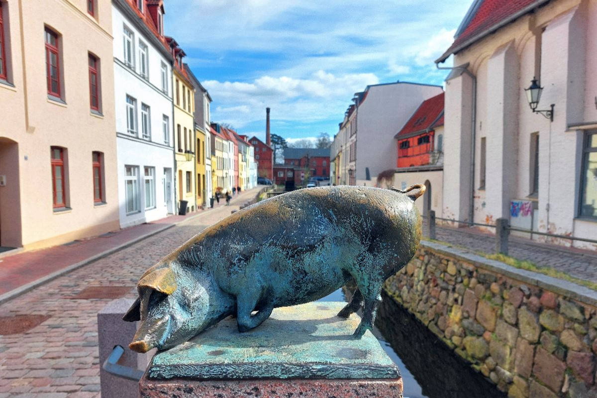 Wismar, an der Schweinsbrücke