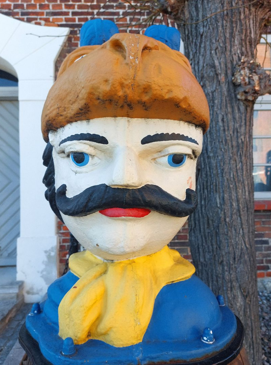 Wismar, einer von zwei Schwedenköpfen