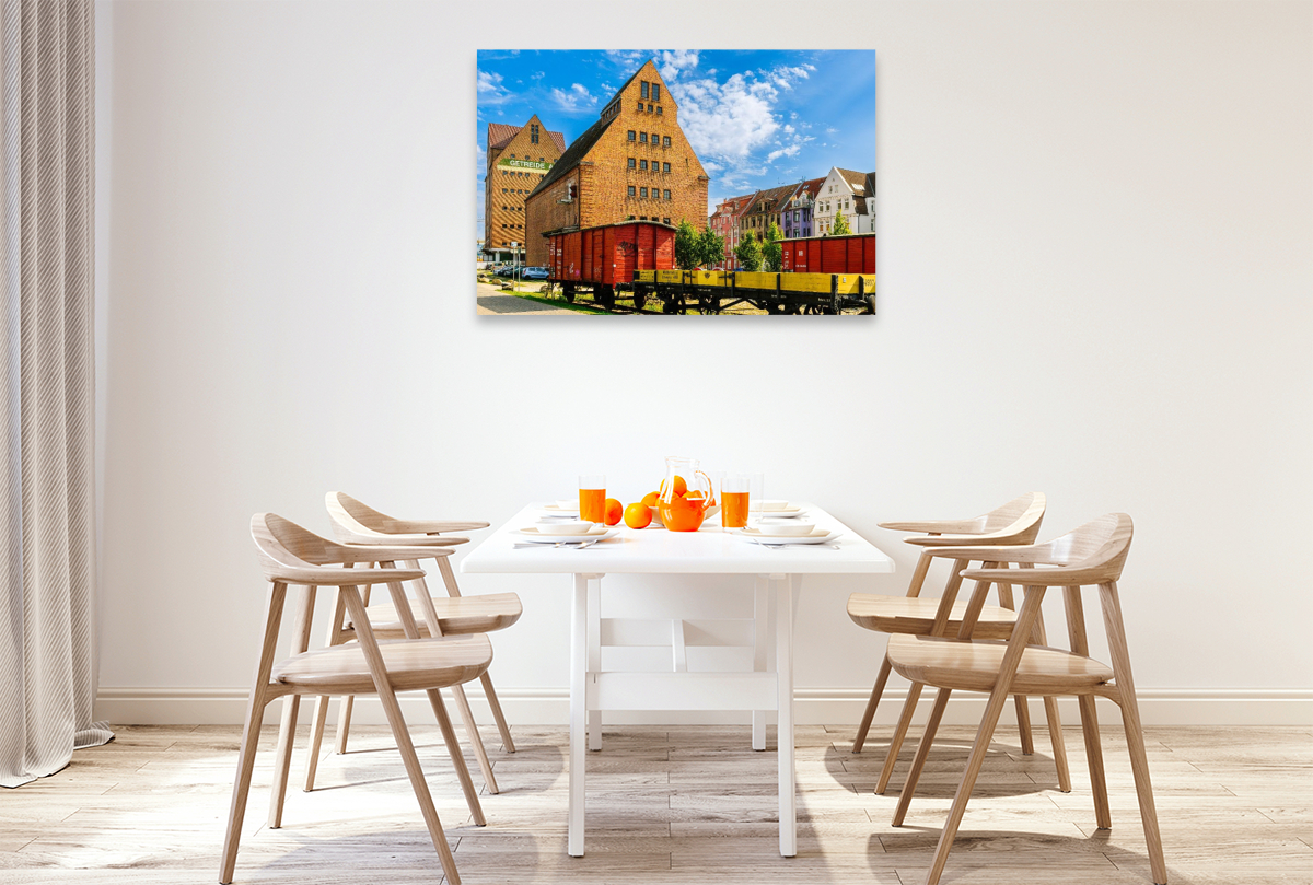 Speichergebäude am Hafen