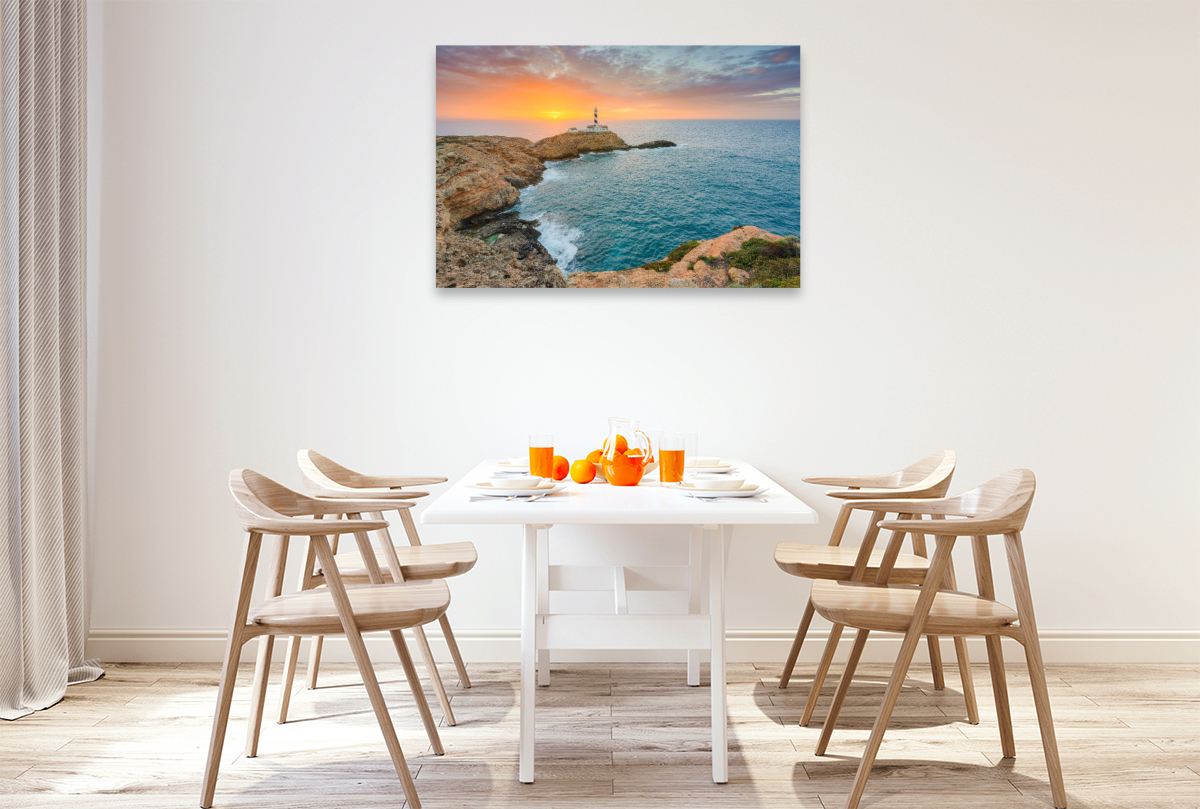 Sonnenaufgang am Faro de Cala Figuera auf Mallorca