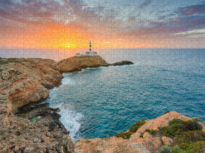 Sonnenaufgang am Faro de Cala Figuera auf Mallorca