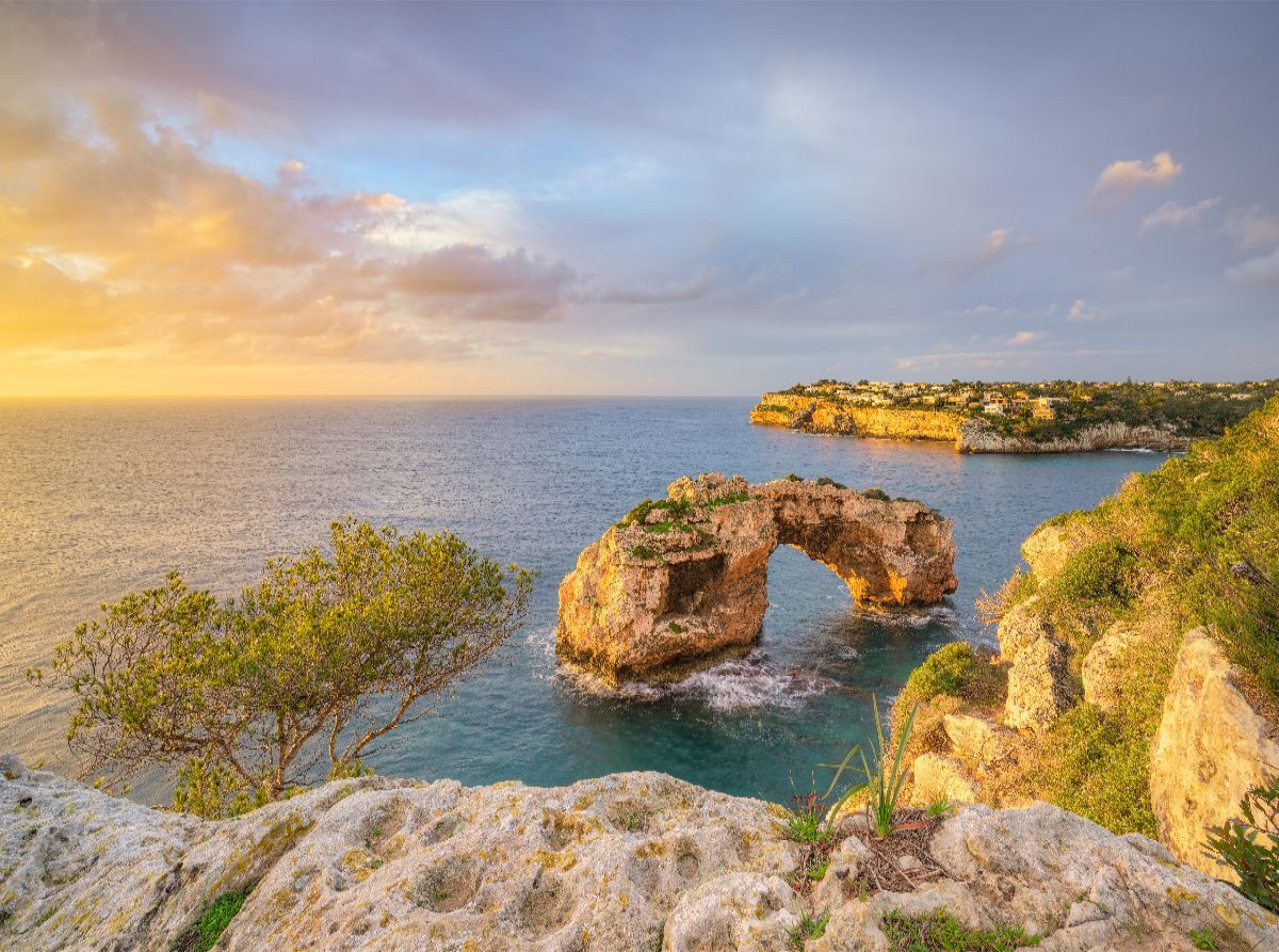 Es Pontàs auf Mallorca im ersten Licht des Tages