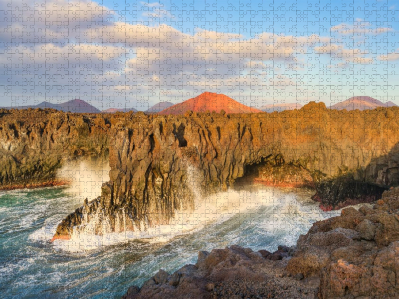 Los Hervideros auf Lanzarote
