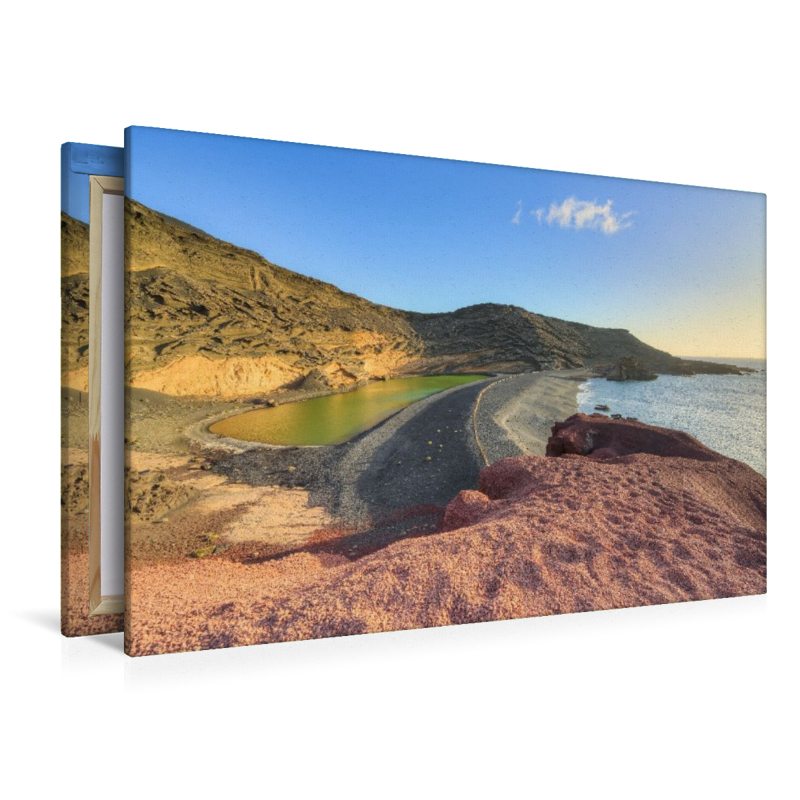 Grüne Lagune bei El Golfo auf Lanzarote