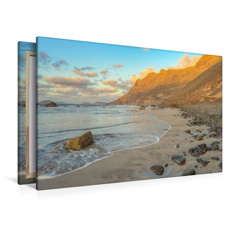 Abendstimmung am Playa de Famara auf Lanzarote