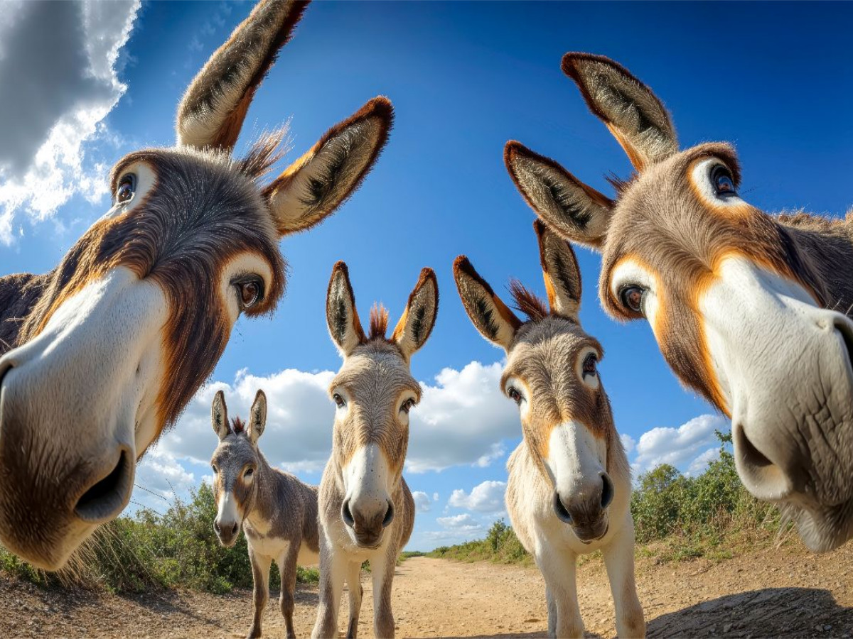 Aufstellen zum Gruppenfoto