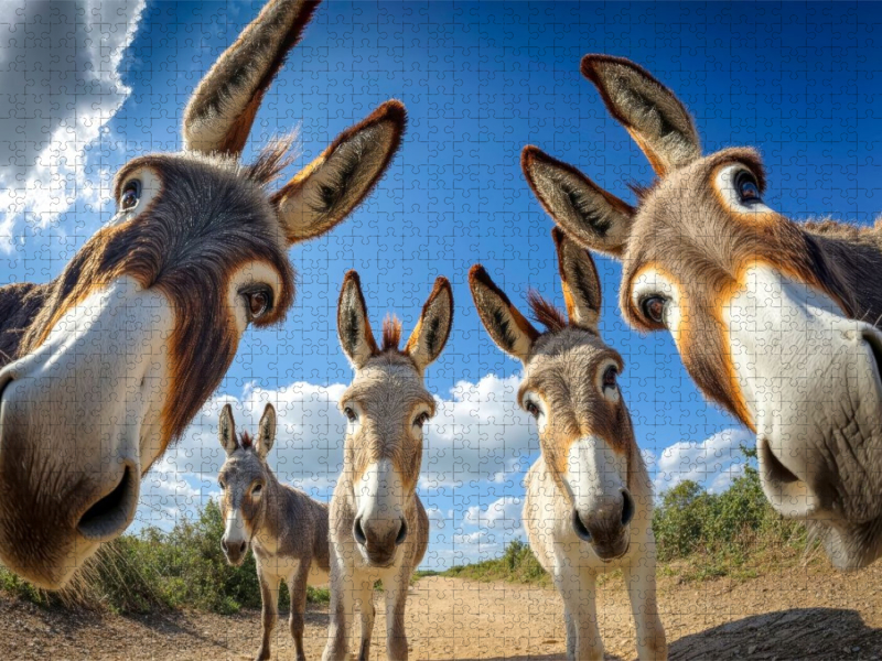 Aufstellen zum Gruppenfoto