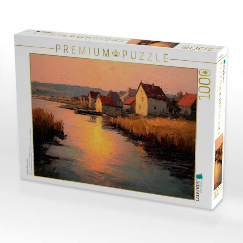 Goldene Stille am Ufer