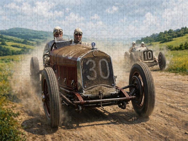 1930 gewannen Achille Varzi und sein Alta Romeo P2 die Targa Florio.