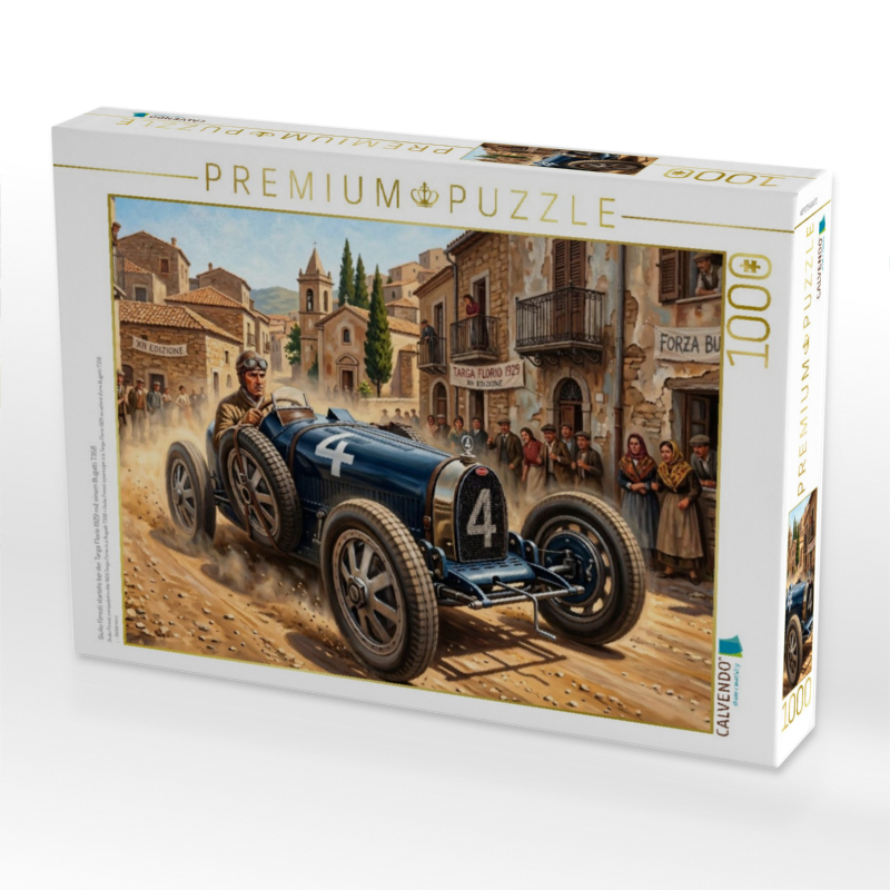 Giulio Foresti startete bei der Targa Florio 1929 mit einem Bugatti T35B