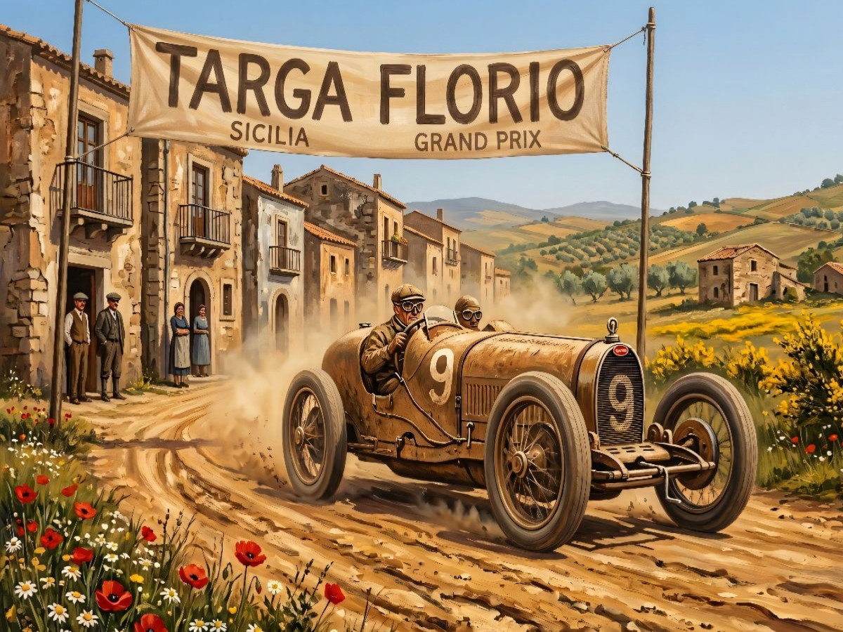 Im Jahr 1923 startete der Italiener Alfieri Maserati im Diatto 3.0