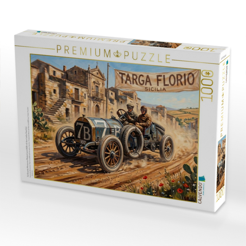 Ferdinando Minoia aus Mailand anno1908 mit dem Isotta-Fraschini