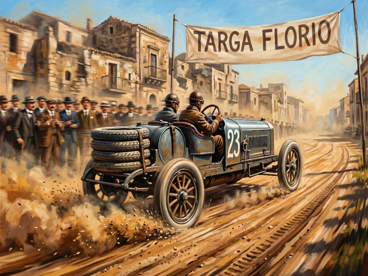 Targa Florio 1913  Startnummer 2023