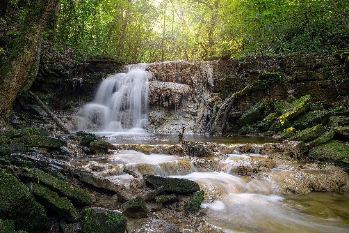 Wasserfall des Albach bei Bitburg