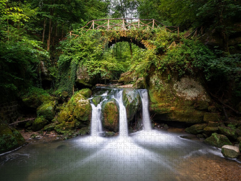 Idyllischer Schiessentümpel im Müllerthal