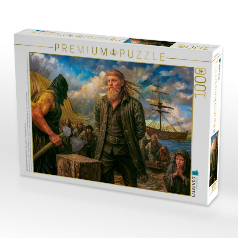 Klaus Störtebeker beim Urteil - Dramatische Piratenszene Puzzle