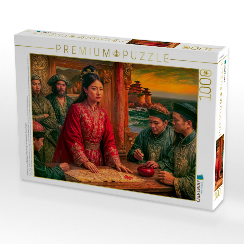 Madame Ching - Mächtige Piratenkönigin in historischer Szene Puzzle