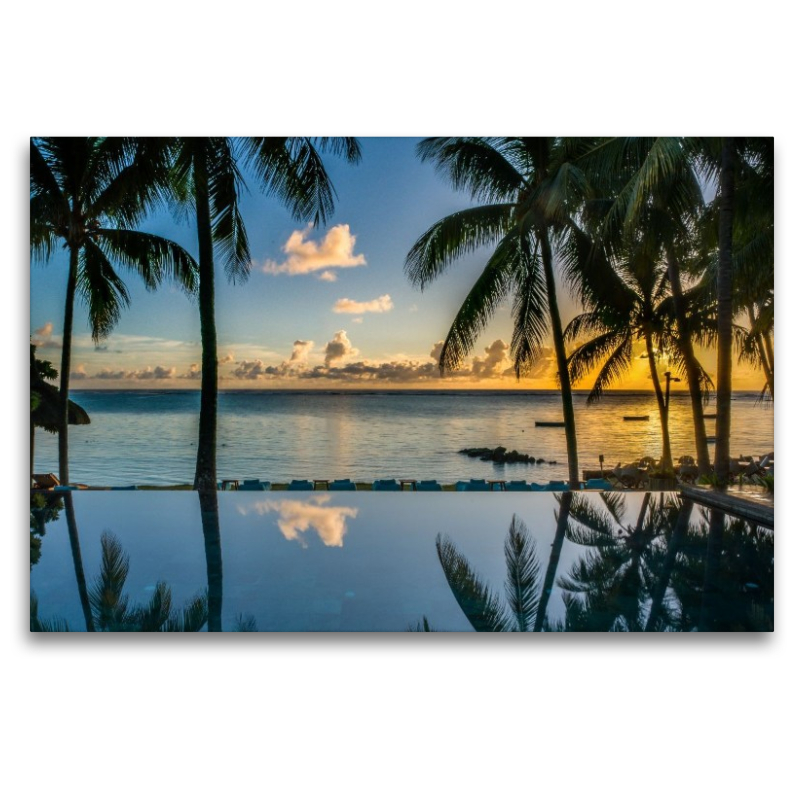 Sonnenuntergang vor Mauritius