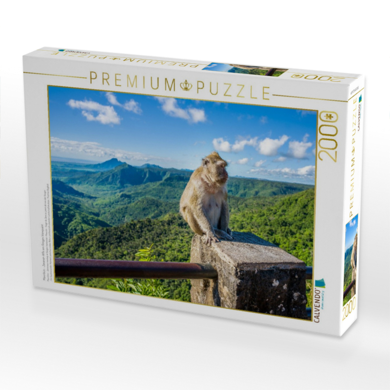 Mauritius - Javaner-Affe am Gorges Viewpoint
