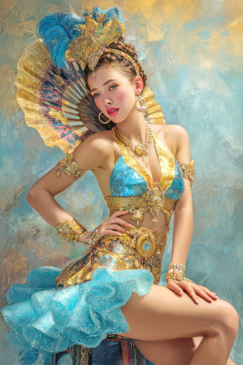 Zirkusgirls - Im Pin-up Stil