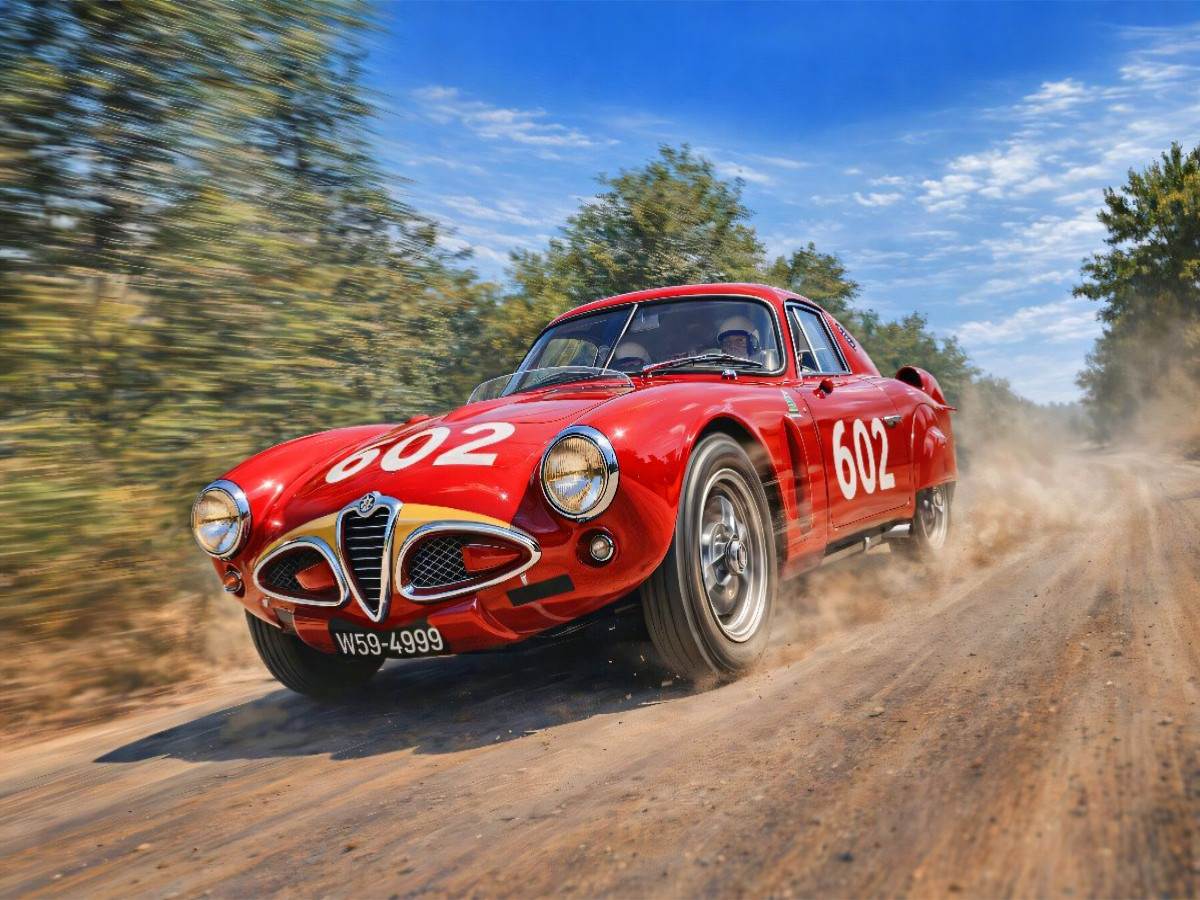 Mille Miglia: Platz 2 belegte 1953 der Argentinier Juan Manuel Fangio mit einem Alfa Romeo 6C 3000.