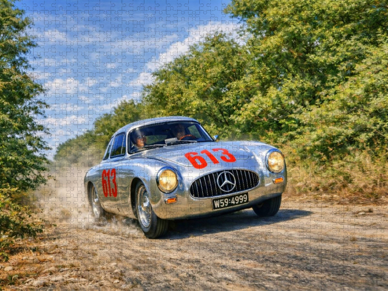 Mille Miglia 1952 - Rudolf Caracciola belegte 1952 im Mercedes-Benz 300SL Platz 4.