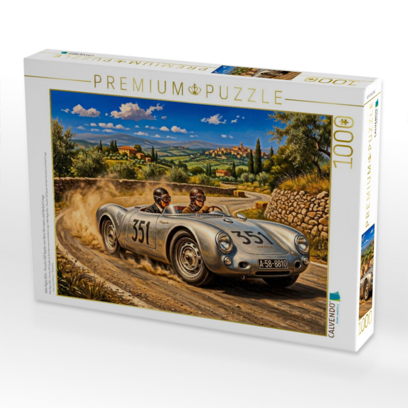 Mille Miglia 1954 - Porsche 550 Spyder von Hans Herrmann und Herbert Linge