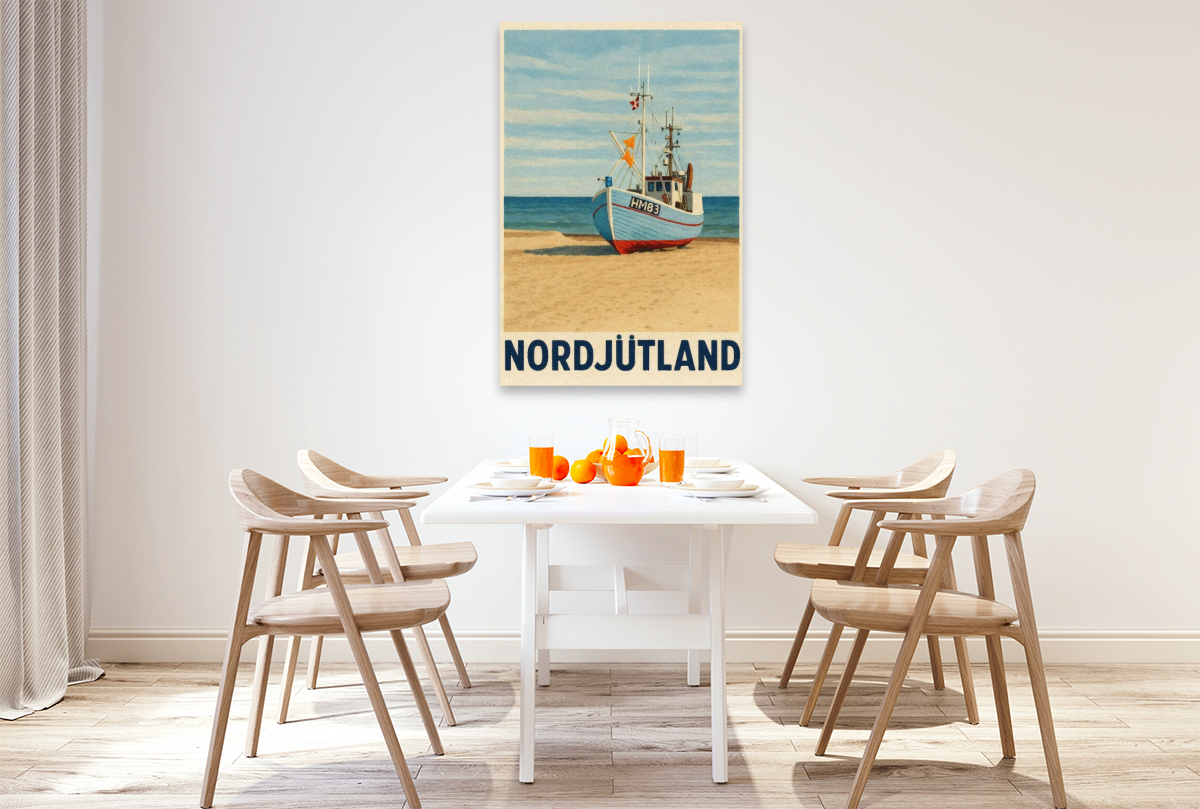 Nordjütland – Boot am Strand