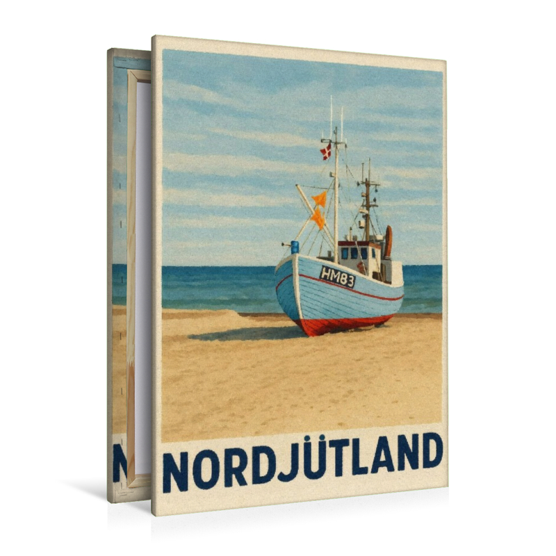 Nordjütland – Boot am Strand