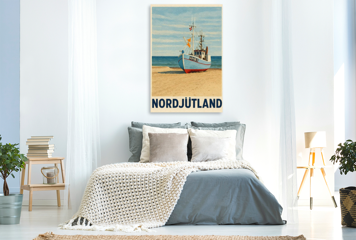 Nordjütland – Boot am Strand