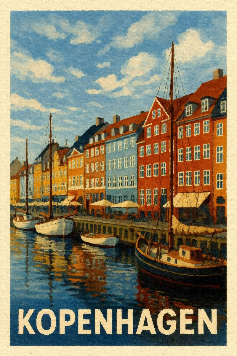 Kopenhagen – Farben am Nyhavn