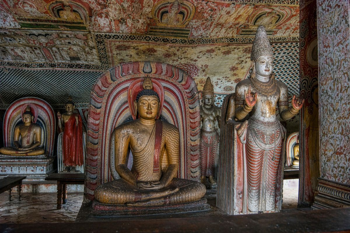 Im goldenen Licht von Dambulla