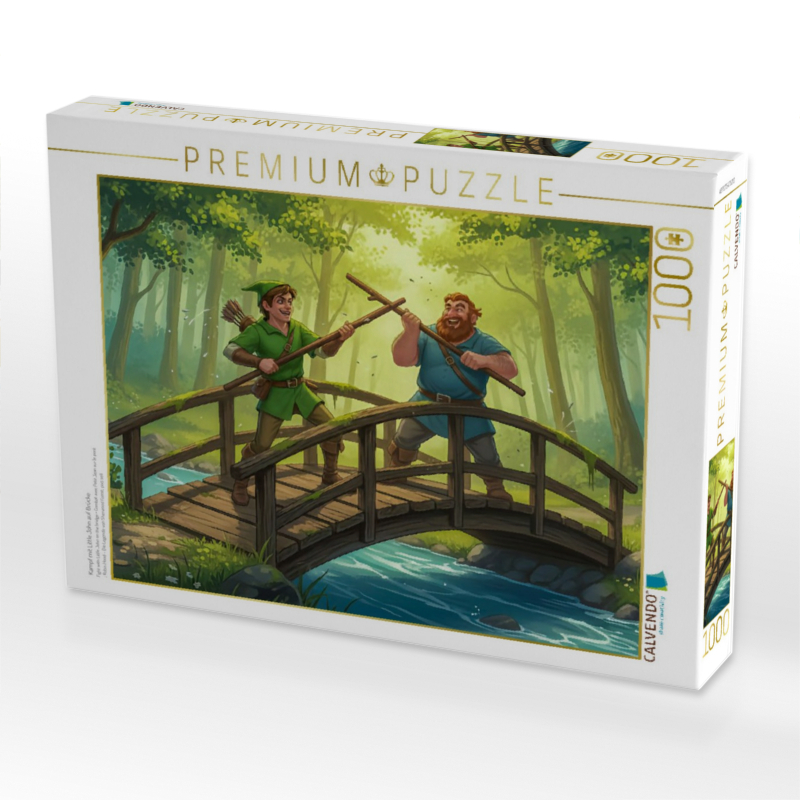 Kampf mit Little John auf Brücke