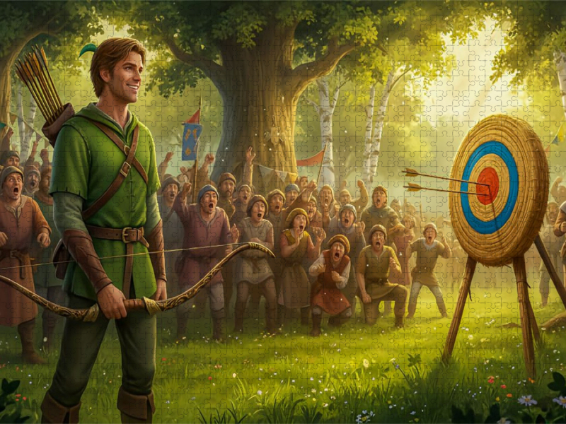 Ein Motiv aus dem Kalender Robin Hood – Die Legende von Sherwood Forest