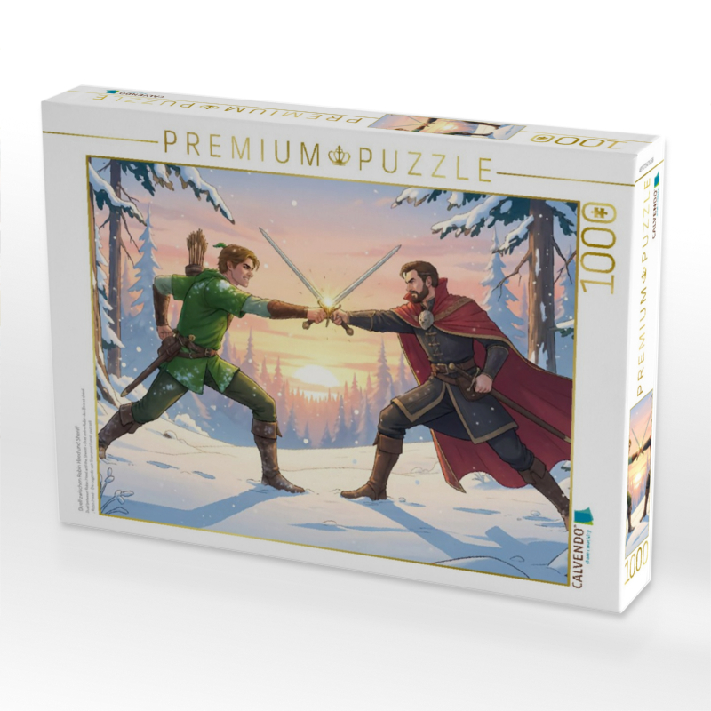 Duell zwischen Robin Hood und Sheriff