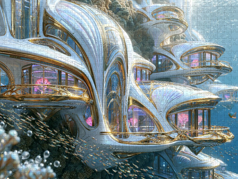 Atlantis Futura- Wohnkomplex 'Korallen Kaskaden'
