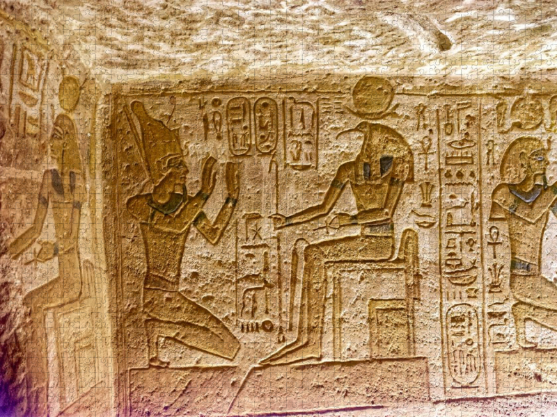 Inschrift im Großer Tempel Ramses II. (Abu Simbel)