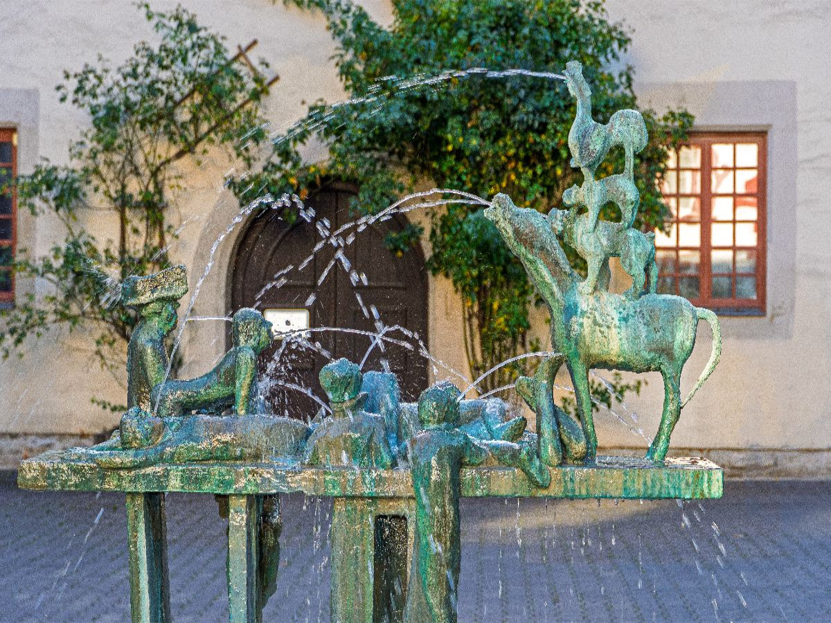 Brunnen der Bremer Stadtmusikanten, Erfurt