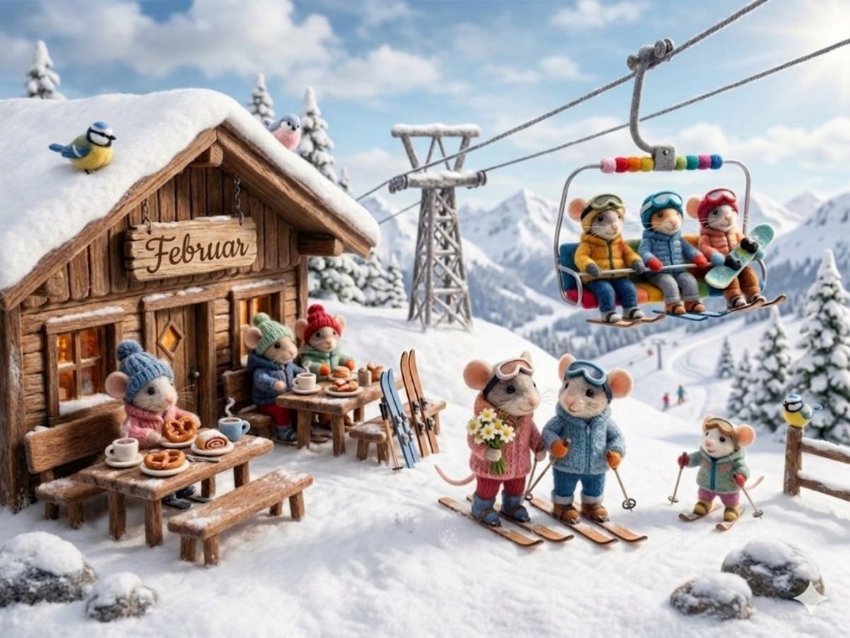 Hüttenzauber im Februar