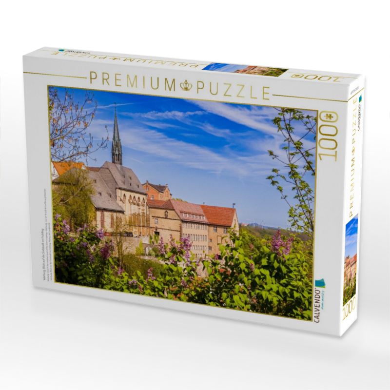 Warburg, Blick auf die Südstadt im Frühling