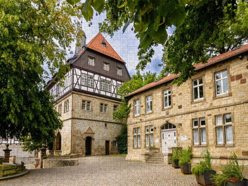 Warburg Brüderkirchhof und Rathaus
