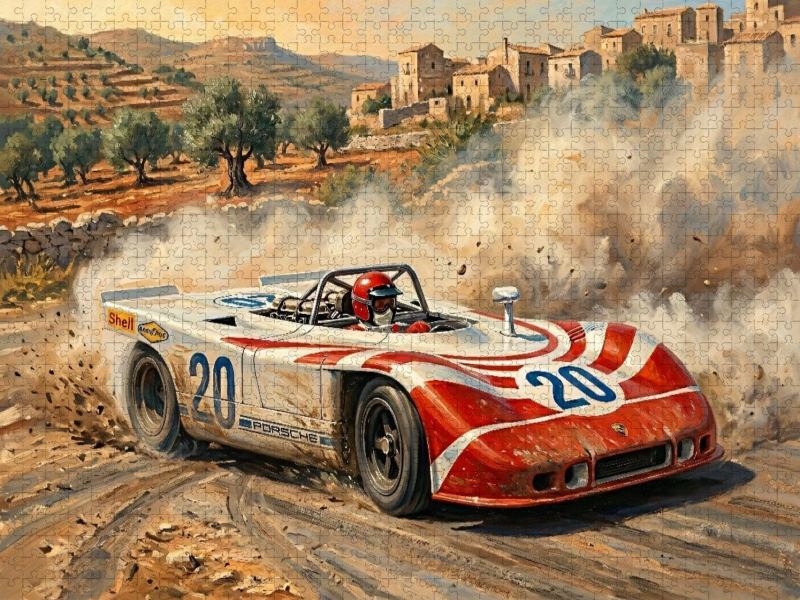 Targa Florio 1970 - Der Porsche 908/03 des Briten Vic Elford