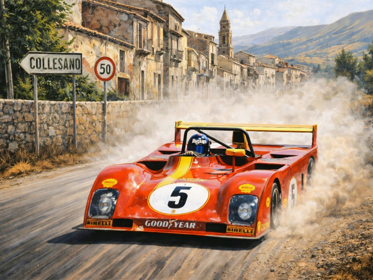 Jacky Ickx im Ferrari 312PB