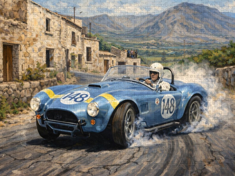 Shelby Cobra 427 von Innes Ireland GB) und Masten Gregory (USA)