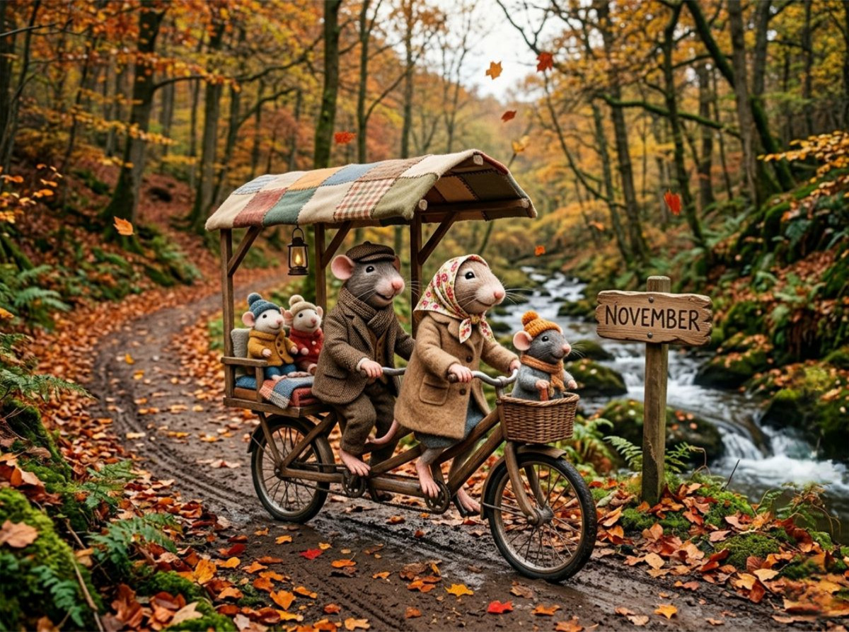 Novemberfahrt am Waldbach