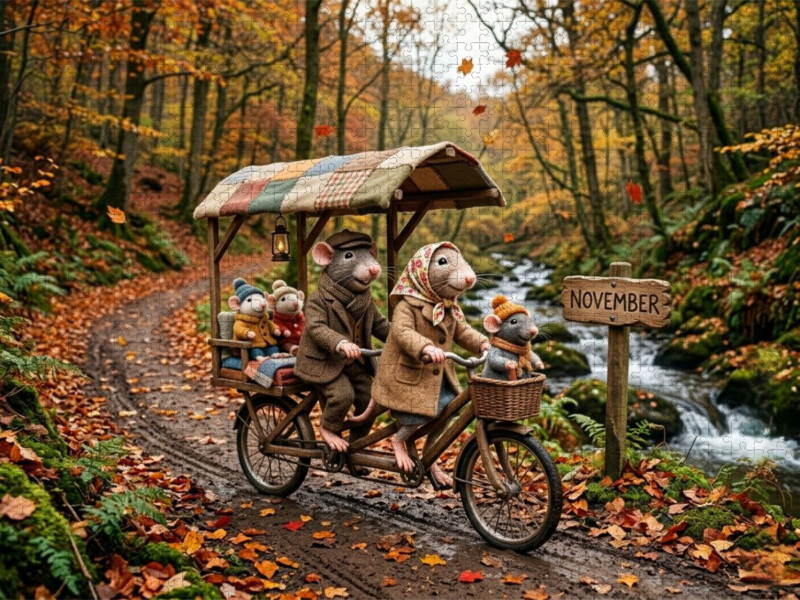 Novemberfahrt am Waldbach