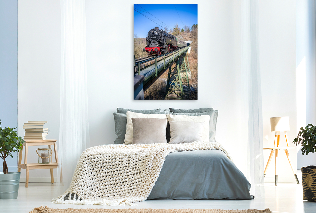 Die Rübelandbahn auf dem Kreuztalviadukt