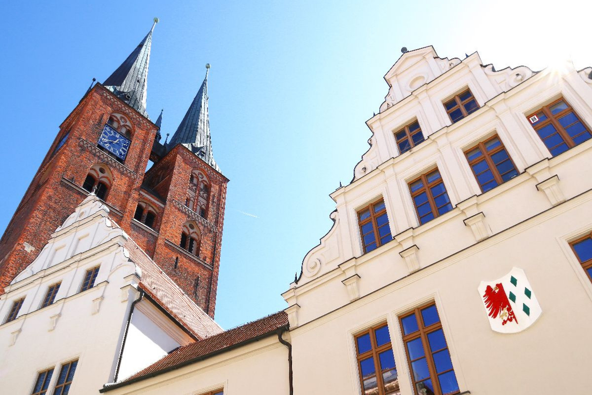 Stendal, Marienkirche und Rathaus